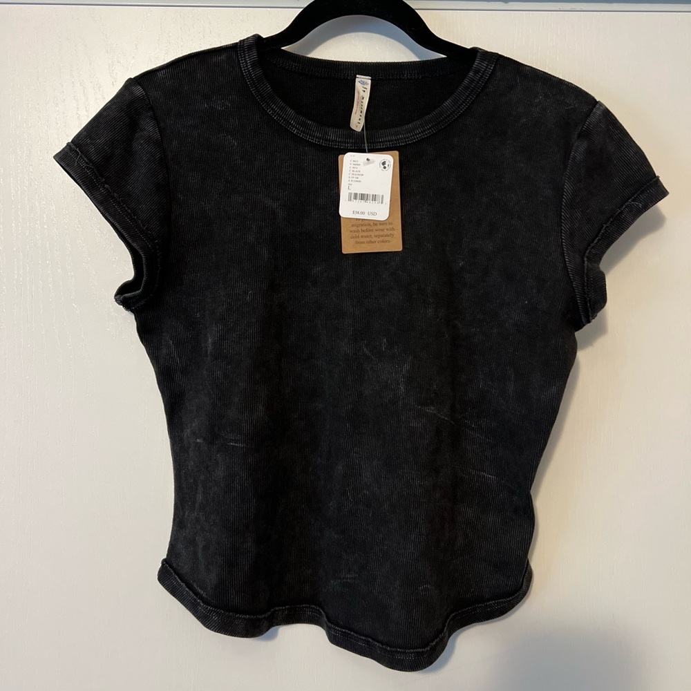 Free people movement cropped tee